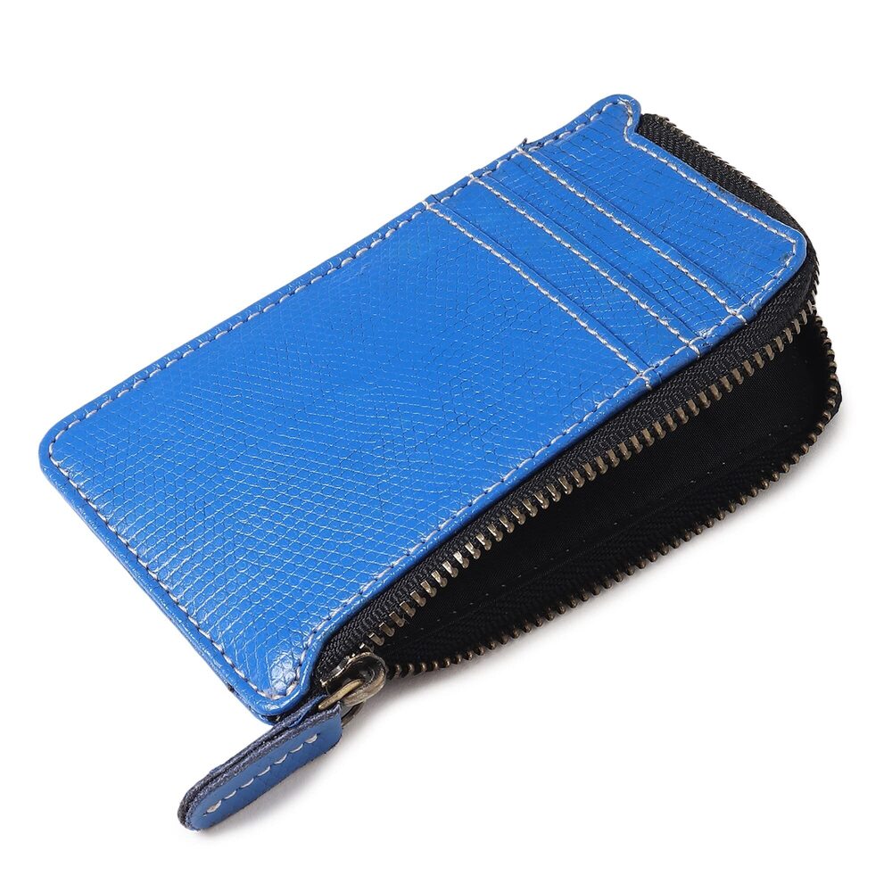 6482 Zipper Leather Wallet - Credit Card Holders - Small Wallet - Thin